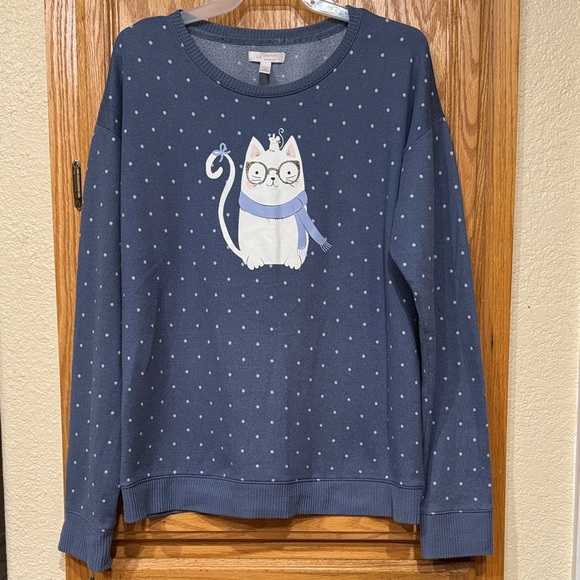 LC Lauren Conrad Sweaters - LC Lauren Conrad Lightweight Cat/Mouse Sweater - Size Medium